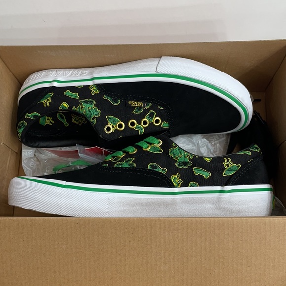 Vans Era Pro Skate Junt collection black green white exclusive - Picture 10 of 12